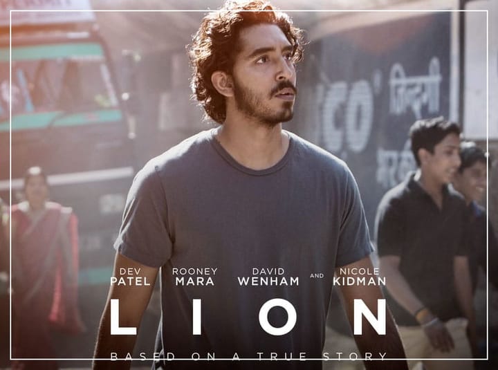 Release poster for the movie Lion